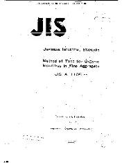 JIS A 1105 0