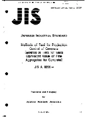 JIS A 1801 0
