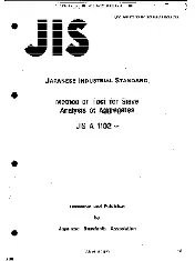 JIS A 1102 0