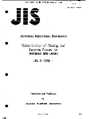 JIS A 1519 0