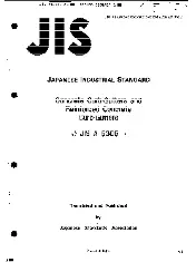 JIS A 5306 0